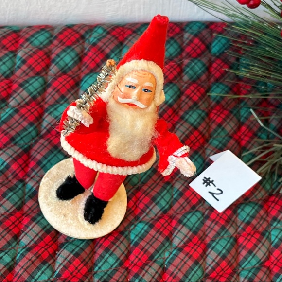 Vintage Japan Belsnickel Santa Claus Figurine- Standing on Base St. Nicholas #2 - Picture 12 of 16